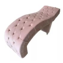Maca para Estética Luxo Veludo Rose com Capitone Estofados Boutique BK