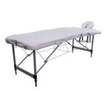 Maca Portátil Dobrável e Reclinável Pelegrin PEL-2533 em Couro PU Branca Maca Portátil Dobrável e Reclinável Pelegrin PEL-2533 em Couro PU Branca