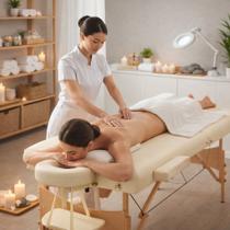 Maca Portátil estetica massagem Maleta Regulagem De altura