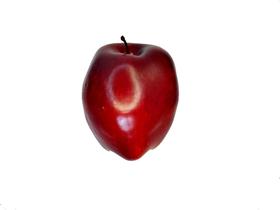 Maça Vermelha Fruta Artificial Realística Kit Com 3 Unidades