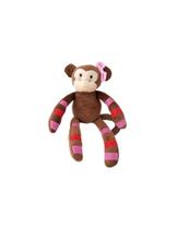 Macaca De Pelúcia Mima Marrom 41 Cm Antialérgica