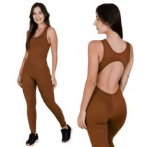 Macacão Academia Fitness Liso -c4 SOLANGE