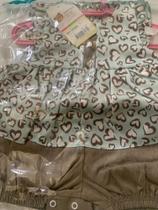 Macacão Aconchego do Bebê Coração P Macacão Aconchego do Bebê Coração P