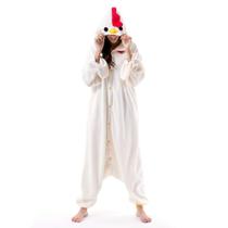 Macacão adulto unissex Beauty Shine da Pijama White Chicken