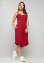 Macacão Alça Fina Pantacourt Canelado Vermelho Salvatore Fashion Macacão Alça Fina Pantacourt Canelado Vermelho Salvatore Fashion