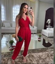 Macacão Alfaiataria vermelho tam G Macacão Alfaiataria vermelho tam G
