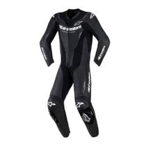 Macacão Alpinestars GP Force V2 1 Peça Preto Cor:PretoTamanho:52Gênero:Masculino