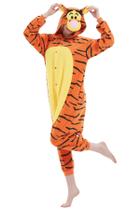 Macacão Animal HvnTjvn Tiger, pijama, fantasia de cosplay, unissex