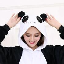 Macacão Animal Kigurumi Panda Cosplay Inverno Infantil E Adulto - MANIA VENDAS