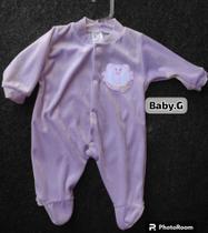 Macacão aveludado Lilas