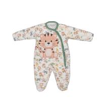 Macacão Baby Algodão Egípcio Masculino Recém Nascido Upi Uli 2032