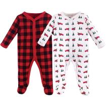 Macacão Baby Cotton Sleep and Play Hudson Baby 0-3 meses