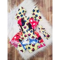 Macacão Baby Menina Infantil Temático Minnie