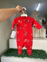 Macacao babyhood ziper estampa carros Macacao babyhood ziper estampa carros