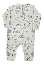 Macacão Bebê 100% Algodão Estampado Bichinhos Menina Macacão Bebê 100% Algodão Estampado Bichinhos Menina