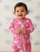 Macacão Bebê 100% Poliéster Quentinho M/G - Conforto para Dias Frios Masculino/Feminino Macacão Bebê 100% Poliéster Quentinho M/G - Conforto para Dias Frios Masculino/Feminino