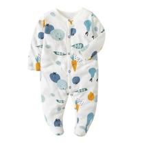 Macacão bebê algodão Pijama, recém-nascido moda infantil Homewear, roupas infantis, verão