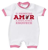 Macacão Bebê Athlético PR Primeiro Amor Oficial Macacão Bebê Athlético PR Primeiro Amor Oficial