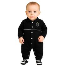 Macacão Bebê Atlético MG Longo Chuteira Oficial Macacão Bebê Atlético MG Longo Chuteira Oficial