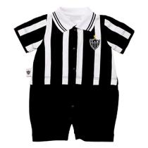 Macacão Bebê Atlético MG Uniforme Campo Oficial
