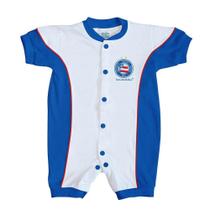 Macacão Bebê Bahia Curto Torcida Baby Macacão Bebê Bahia Curto Torcida Baby