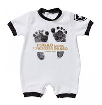 Macacão Bebê Botafogo Primeiro Passo - Torcida Baby Macacão Bebê Botafogo Primeiro Passo - Torcida Baby