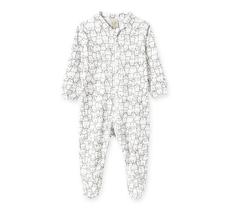 Macacão Bebê com Ziper Branco Pingo Lelê 66728