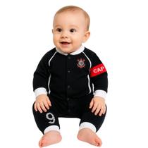 Macacão Bebê Corinthians Capitão Oficial Macacão Bebê Corinthians Capitão Oficial