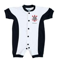 Macacão Bebê Corinthians Manga Curta - Torcida Baby