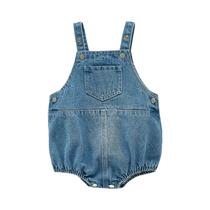 Macacão Bebê Cowboy Sem Mangas - Primavera/Outono - Para Meninas e Meninos