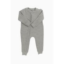 MACACÃO BEBE COZY WAFFLE MODA P M G Cor:Verde MilitarTamanho:g