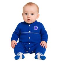 Macacão Bebê Cruzeiro Longo Chuteira Oficial Macacão Bebê Cruzeiro Longo Chuteira Oficial