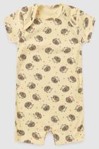 Macacao Bebe Curto Porco Espinho Coracao