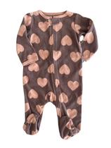 Macacão bebê de fleece Coração com pezinho - Carters