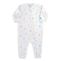 Macacão Bebê Dedeka ML Coqueiros Ziper Bege - 25041