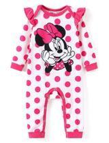 Macacão Bebê Disney Minnie Mouse Sem Pés Macacão Bebê Disney Minnie Mouse Sem Pés