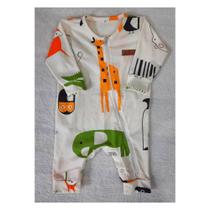Macacão bebê em malha 100% algodão - Primavera Verão 2022/2023 Macacão bebê em malha 100% algodão - Primavera Verão 2022/2023