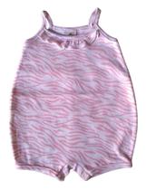 Macacão Bebê Feminino Curto Alcinha Zebrinha Piu Blu