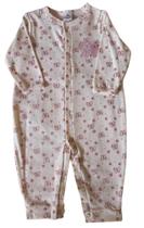 Macacão Bebê Feminino Longo sem pezinho Borboletinha Piu Blu