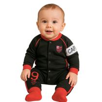 Macacão Bebê Flamengo Longo Capitão Oficial