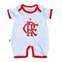 Macacão Bebê Flamengo Tip Top Manga Curta Oficial Macacão Bebê Flamengo Tip Top Manga Curta Oficial