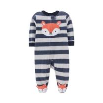 Macacão Bebê Footed de Micro Polar - Quentinho e Confortável (3-12 Meses)