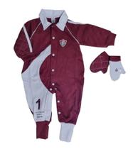 Macacão Bebê Goleiro Fluminense Longo Oficial