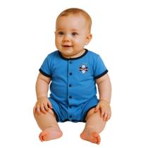 Macacão Bebê Grêmio Manga Curto Unissex Macacão Bebê Grêmio Manga Curto Unissex