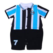 Macacão Bebê Grêmio Uniforme Campo Oficial Macacão Bebê Grêmio Uniforme Campo Oficial
