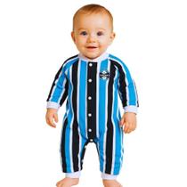 Macacão Bebê Grêmio Uniforme Jogo Longo Oficial Macacão Bebê Grêmio Uniforme Jogo Longo Oficial