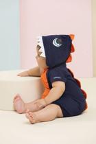 Macacão bebê infantil kigurumi verão - Panda - Elefante Macacão bebê infantil kigurumi verão - Panda - Elefante