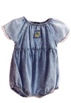 Macacão Bebê Jeans Infantil Animê