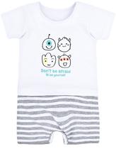 Macacão bebê manga curta vários modelos p ao g - Pinguinho - Love Baby - Bloomys