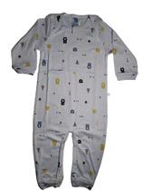 Macacao Bebe Manga Longa Rot Azul Bebe Tam G9-12 meses Dicanela